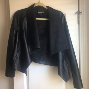 express leather jacket